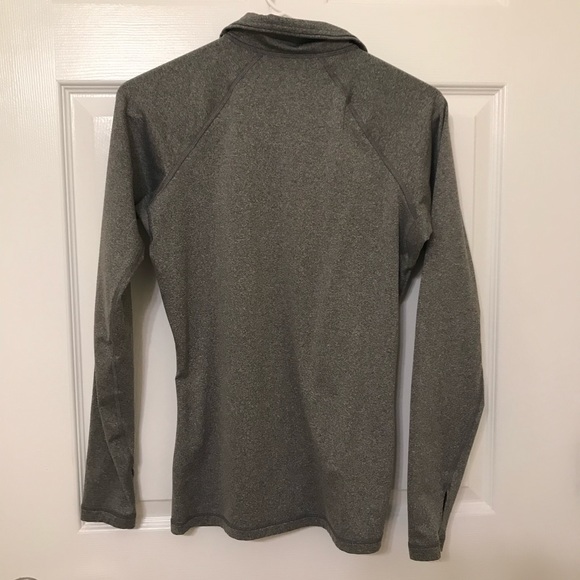 Nike Pro Dri Fit Grey Running Quarterzip Jacket - Picture 9 of 12